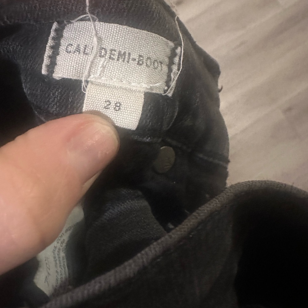 Madewell Black Denim Jeans